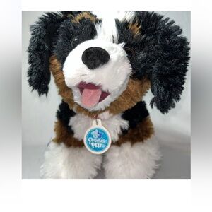 Bernese Mountain Dog Plush Build A Bear Promise Pets Stuffed Red Collar Tag RARE
